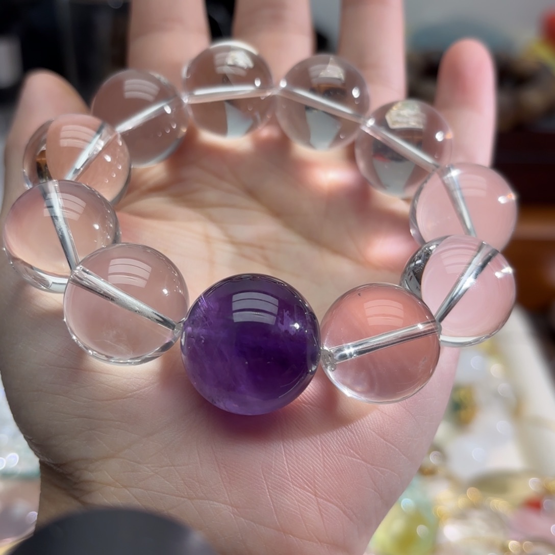 未镶嵌手链水晶手串