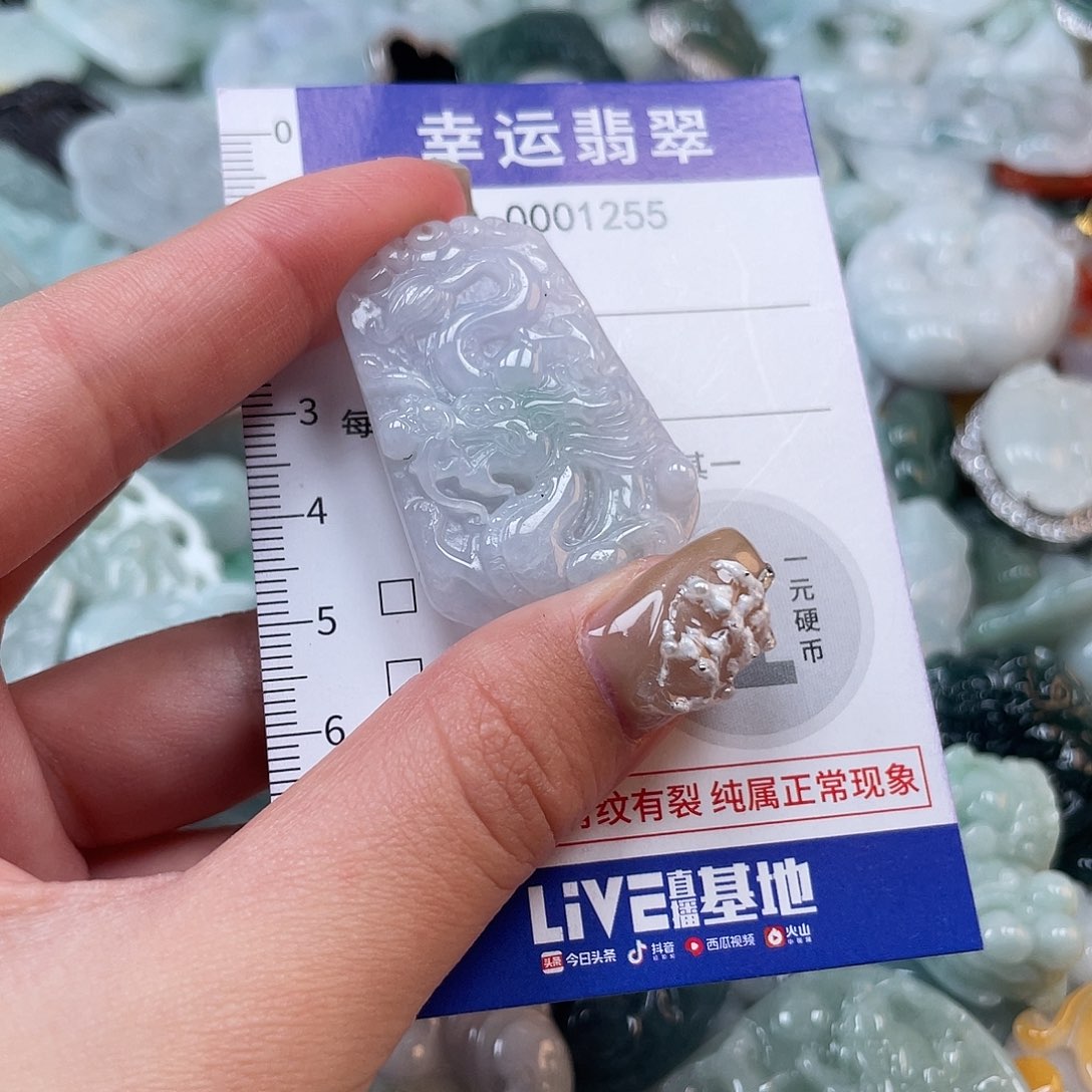 翡翠未镶嵌颈饰1255
