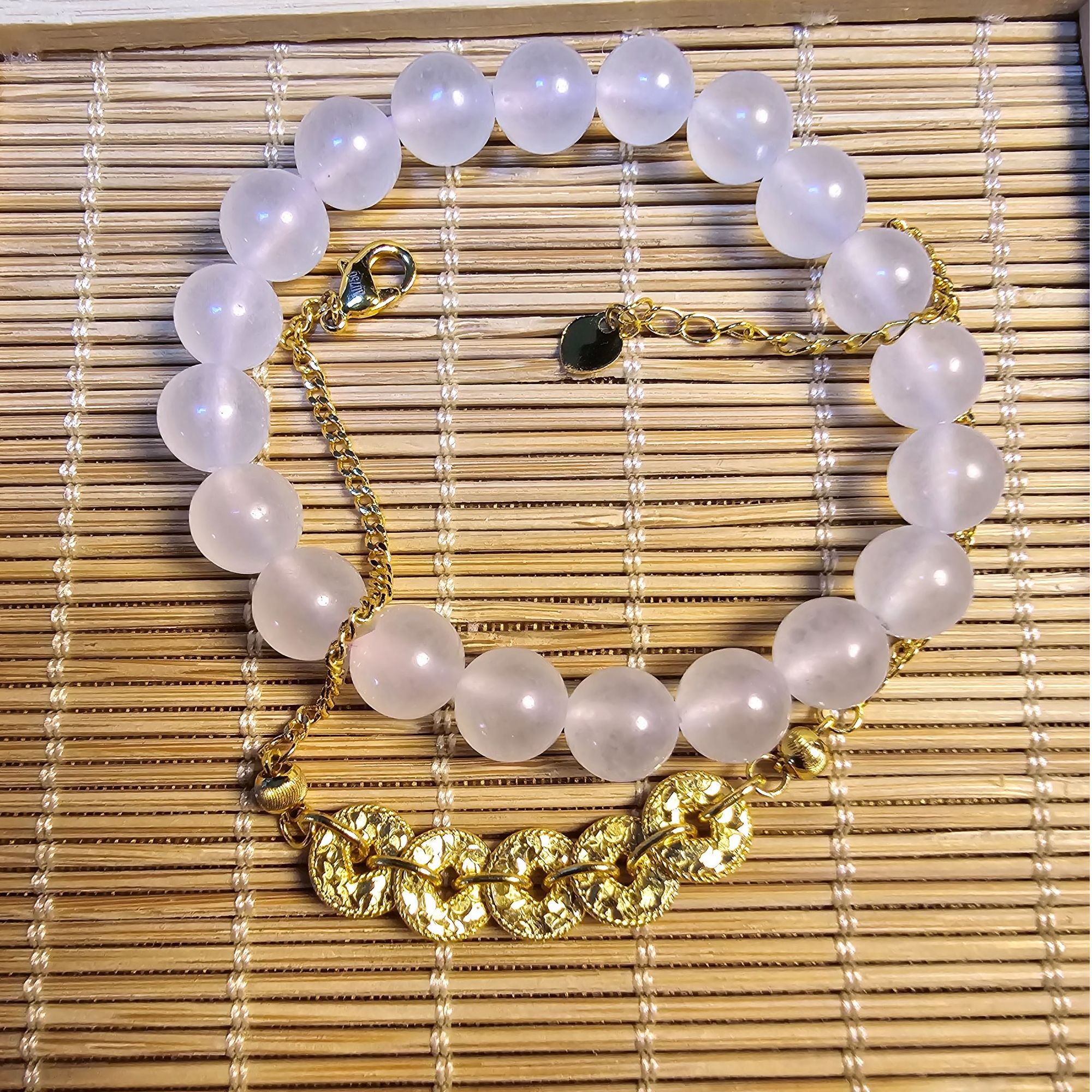 【小雨好物】碎碎冰五帝币手链