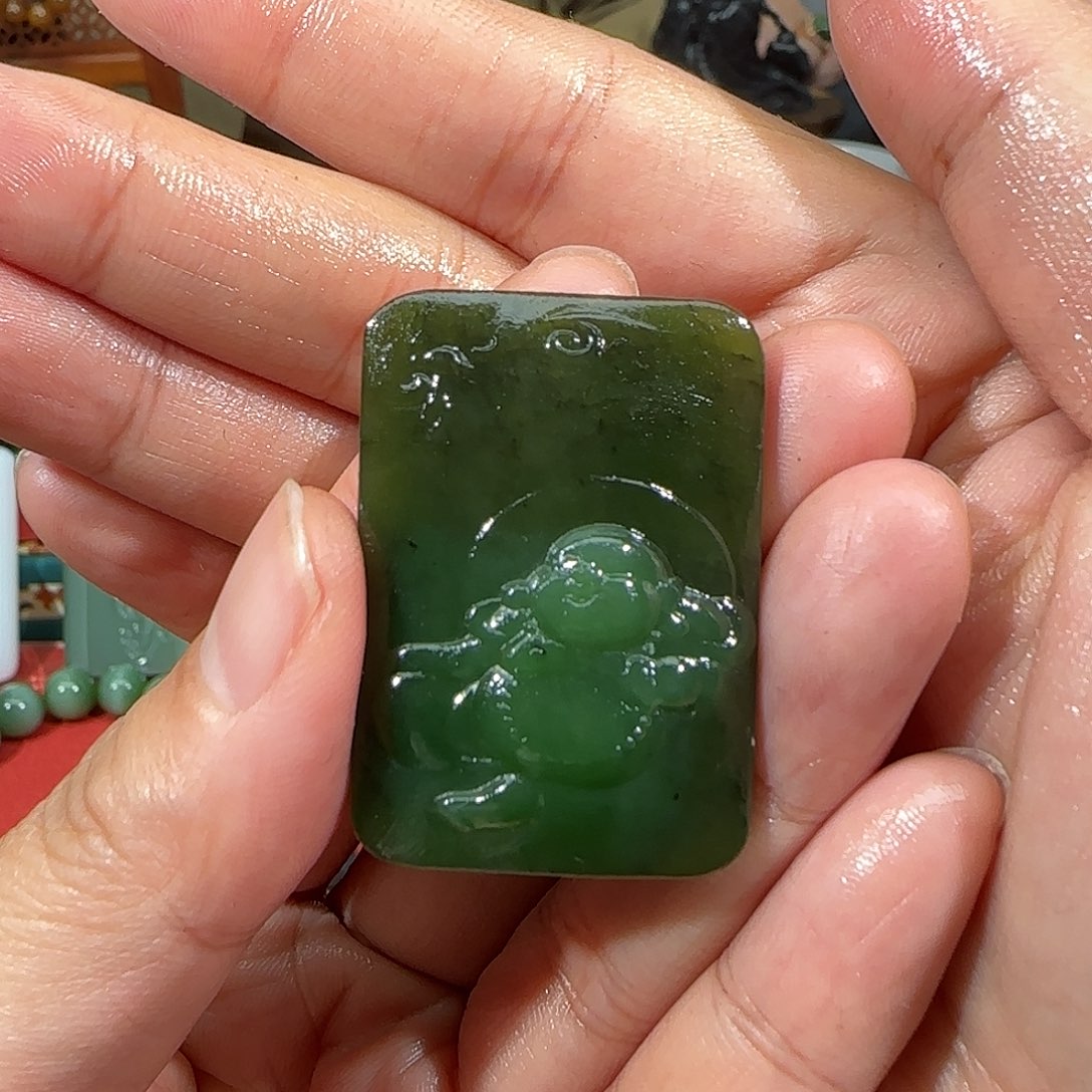 和田玉吊坠(不含链)未镶嵌