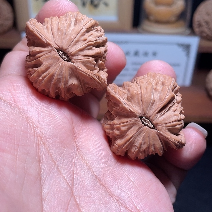 把件文玩核桃磨盘39尺