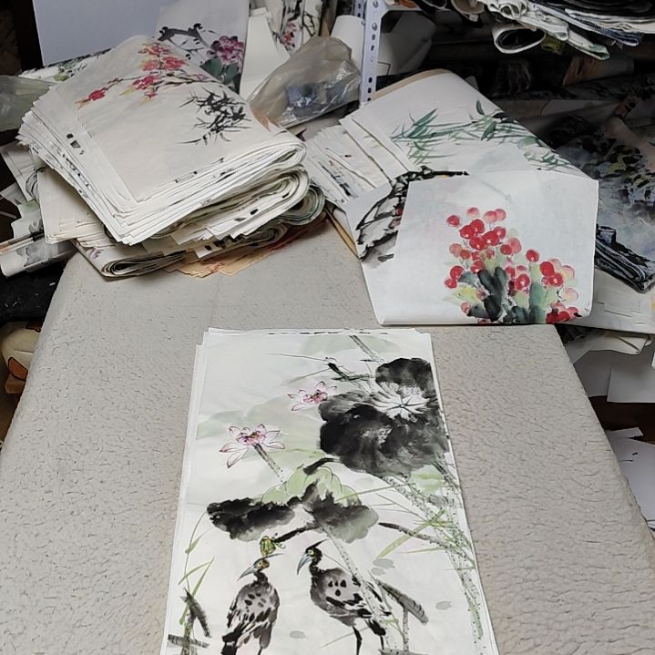 麻***瓜国画落款后台备注