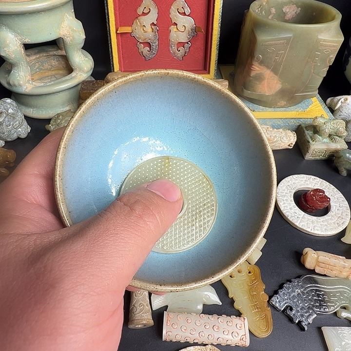 瓷片寒**月陶瓷摆件与陶瓷制作