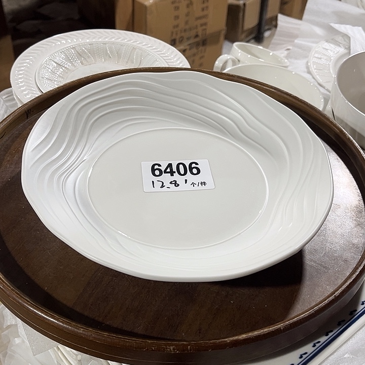 瓷微瑕外贸餐具6406