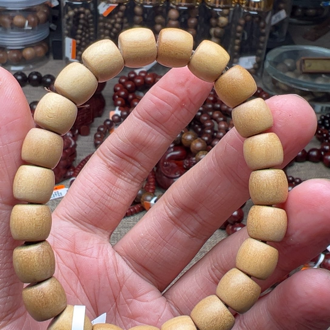 檀香木手串/手链89直切黄肉特价款