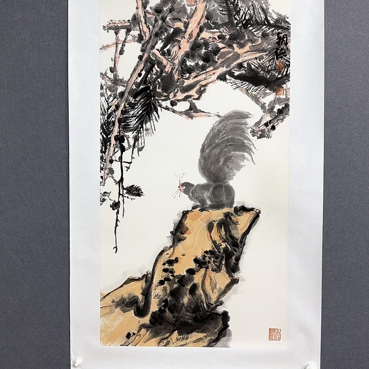 国画超**想梁老师花鸟作品