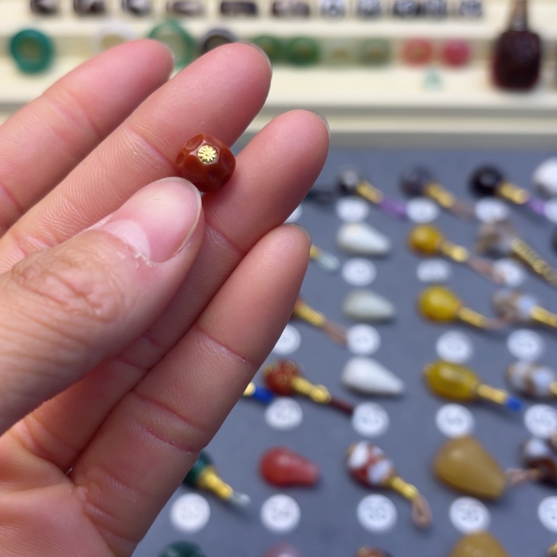 玛瑙/玉髓隔珠未镶嵌