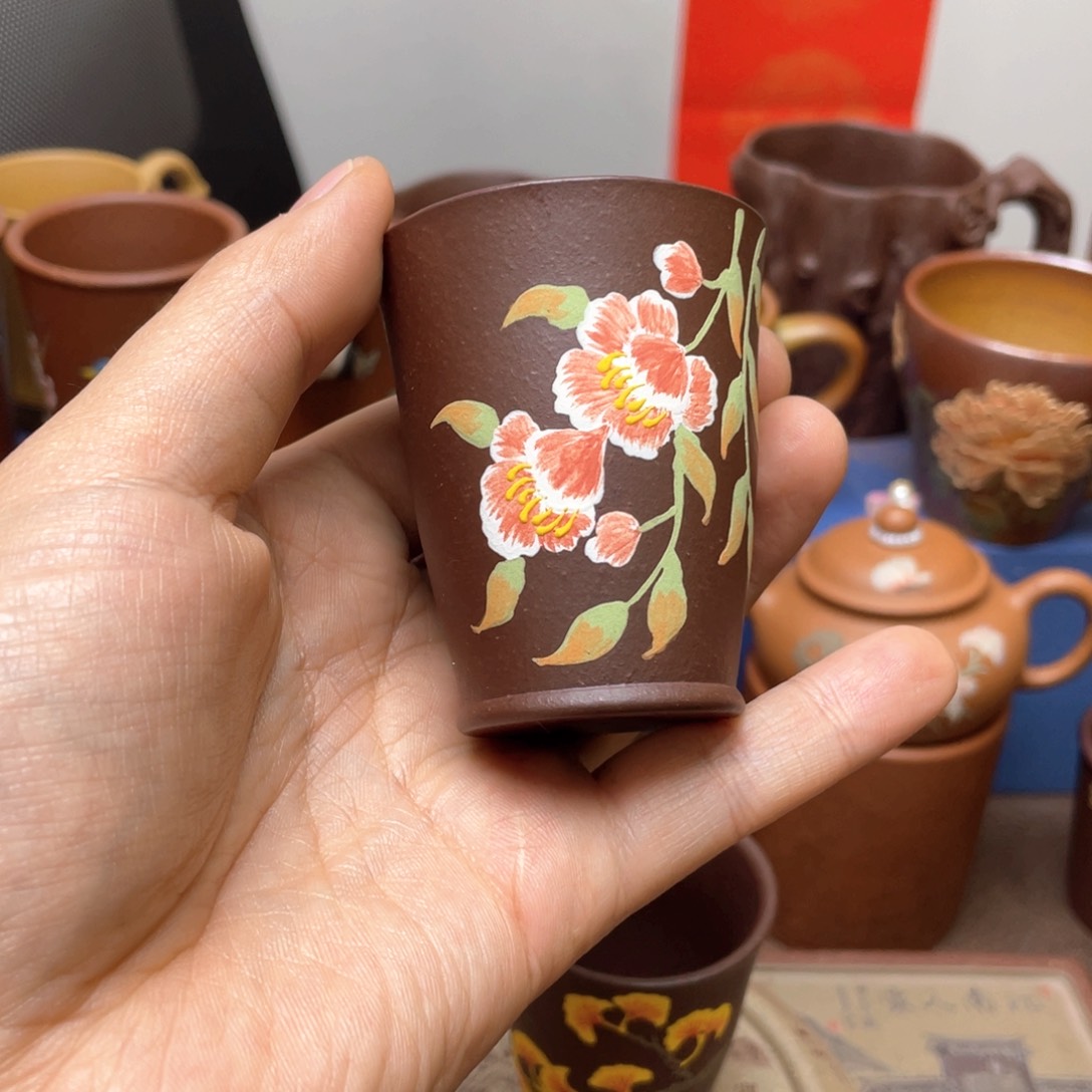 紫砂茶杯紫砂主人杯60cc