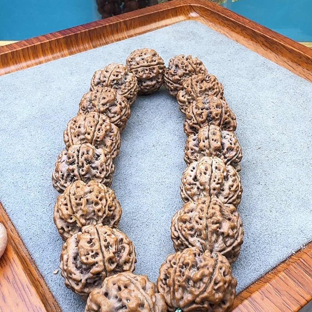 金刚菩提手串安娜蜂窝双龙