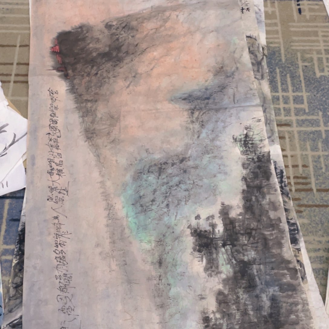 国画芭**屋四尺作品山水11111