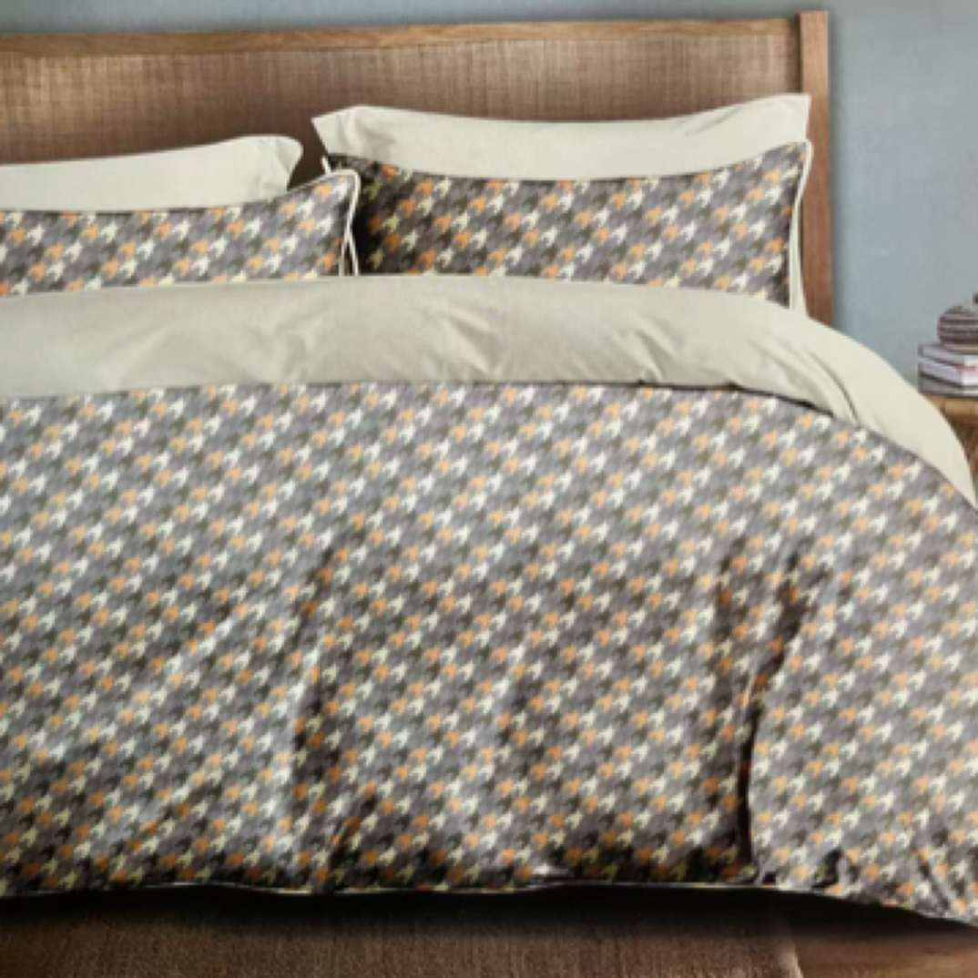 A类水沐优棉印花四件套标准200*230微瑕～602（不厚，薄的四季款）