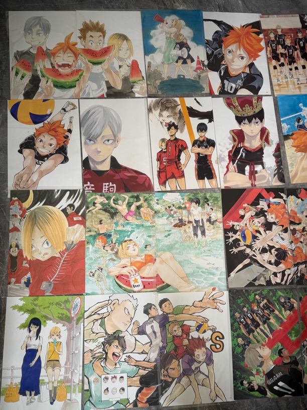 排球原画集切页全部3米一张 直播专用 