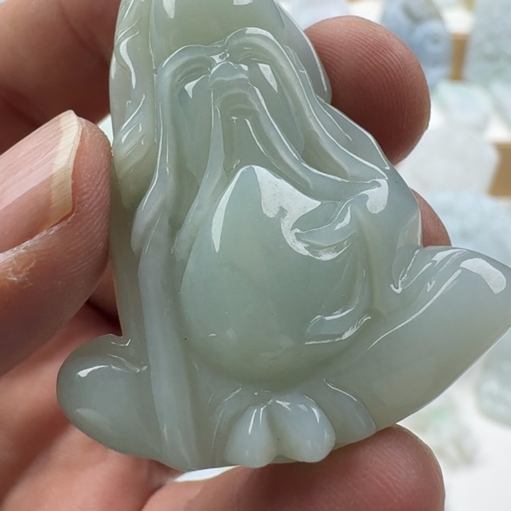 翡翠未镶嵌颈饰天然缅甸A货翡翠