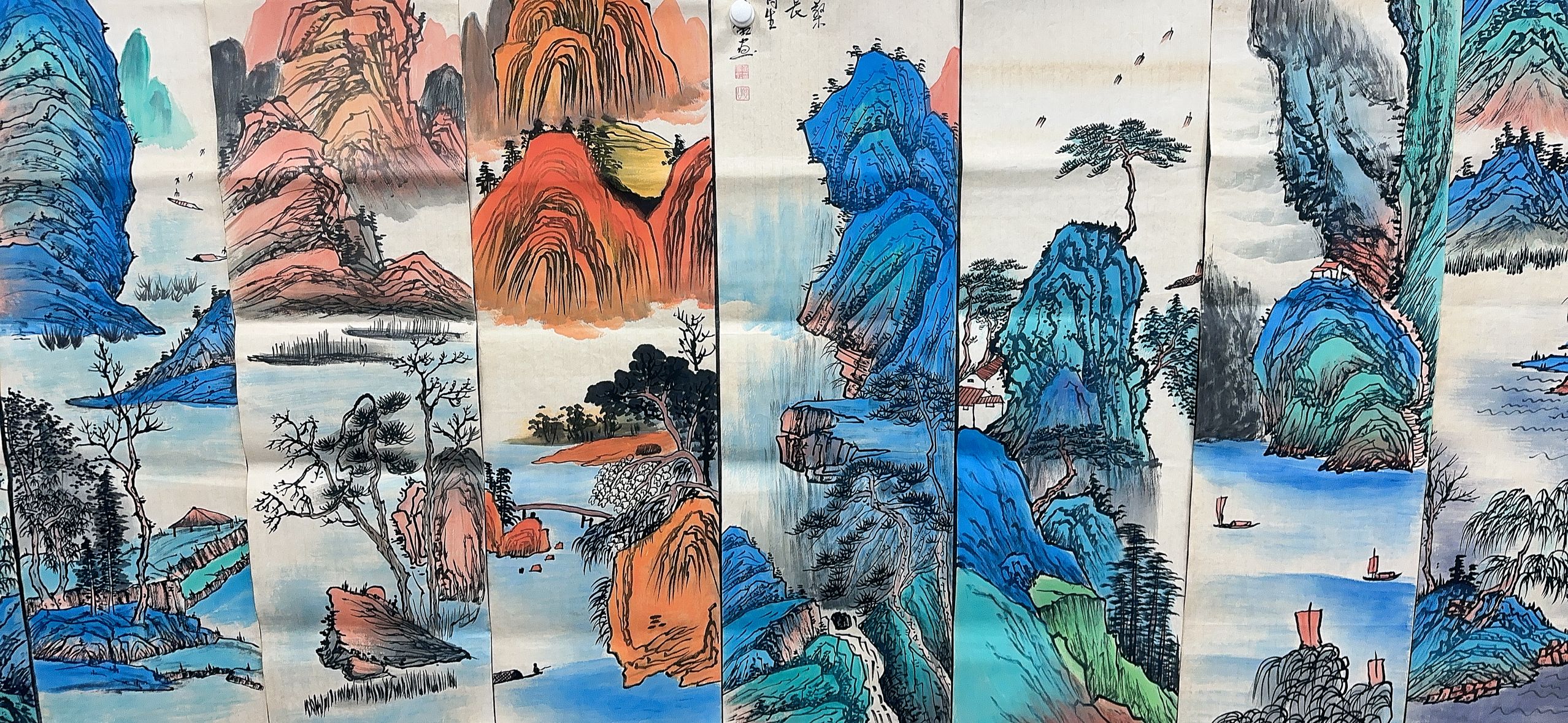 【四季】精品十二条屏装饰画通用链接
