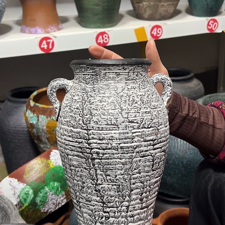 默认打孔灰白螺纹双耳高27口10