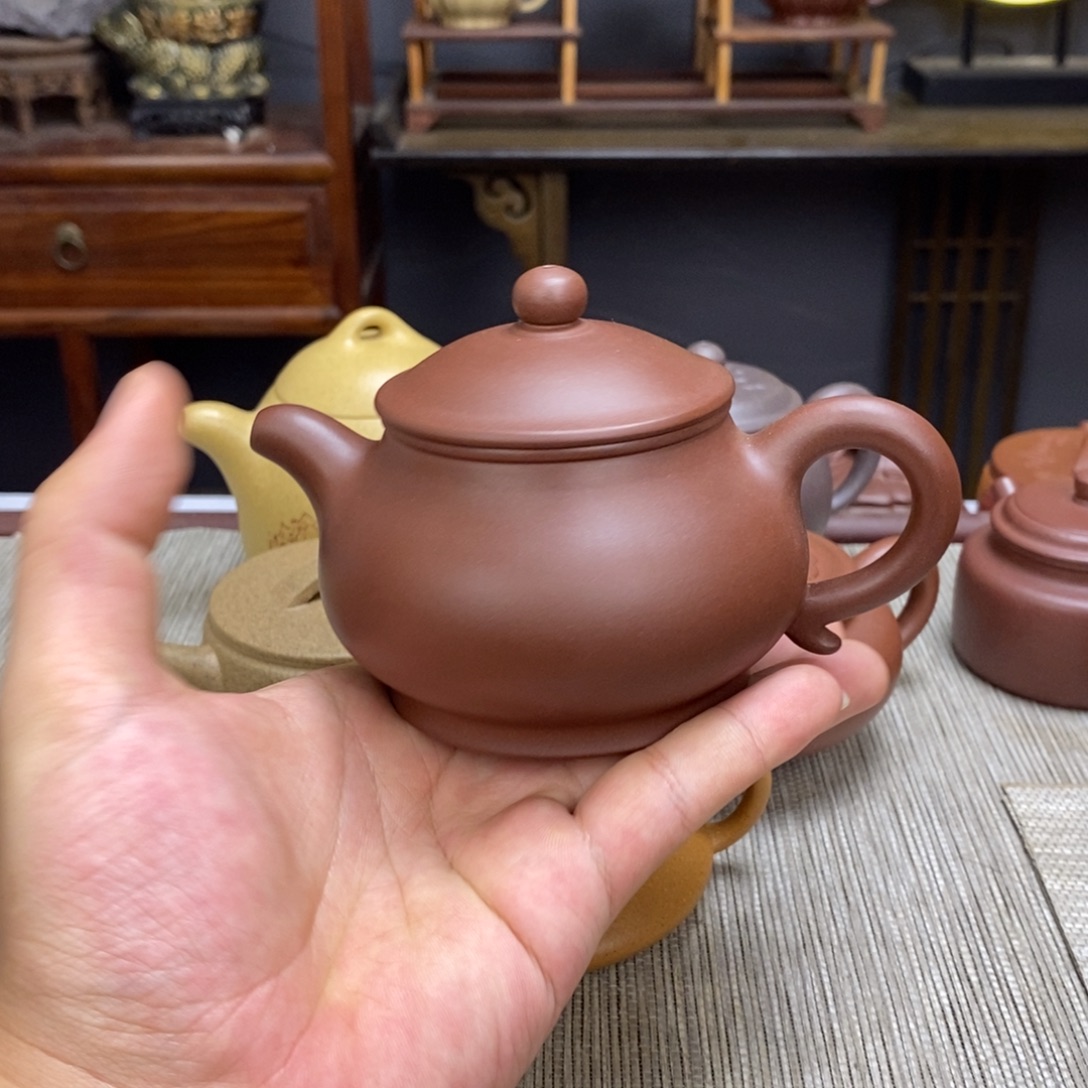紫泥茶壶容量260毫升