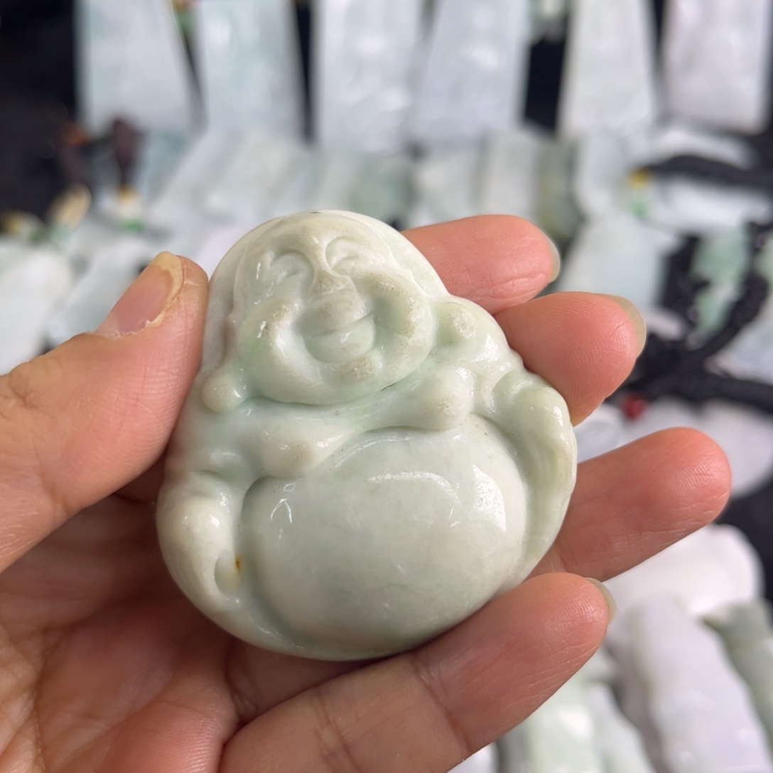 翡翠未镶嵌吊坠(不含链)瑕疵