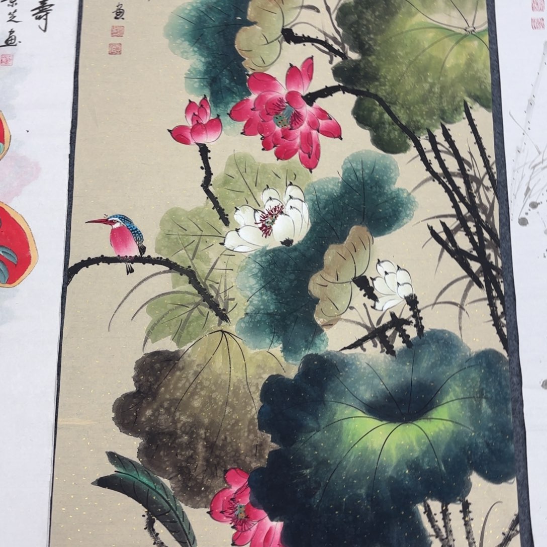 国画70/140四尺手绘 