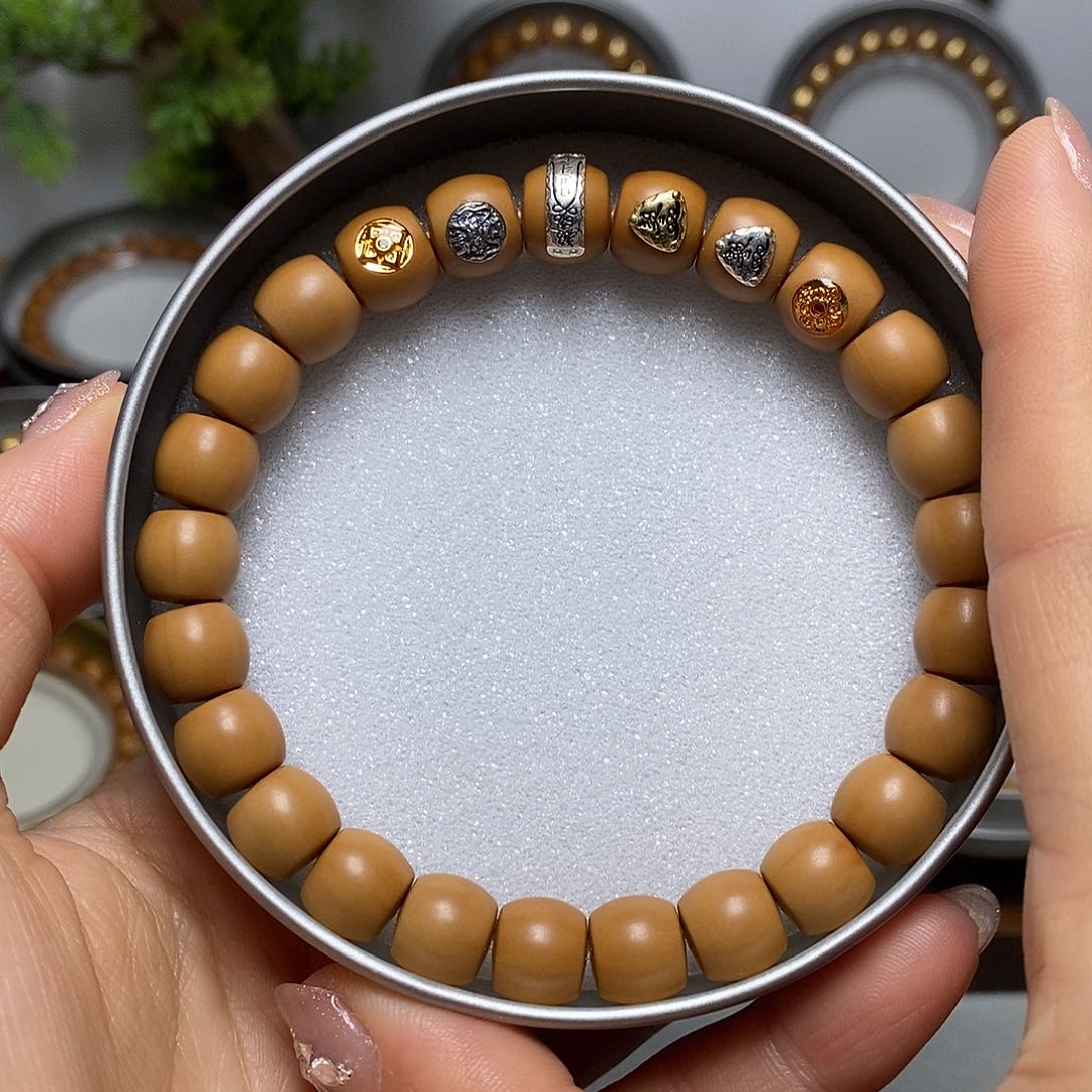 猴头核桃手串337号10左右六标高配哑光直切全品