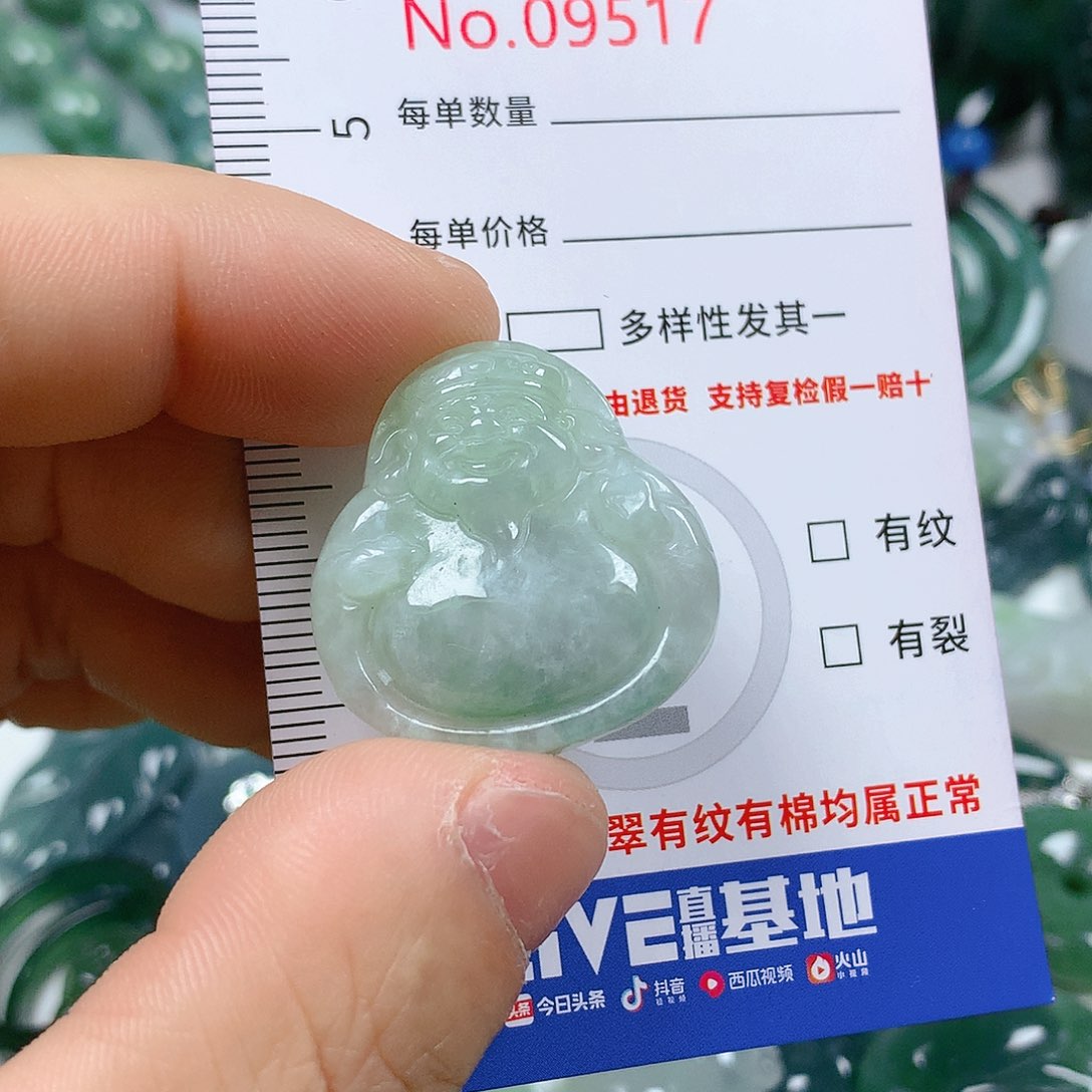 翡翠颈饰未镶嵌天然翡翠