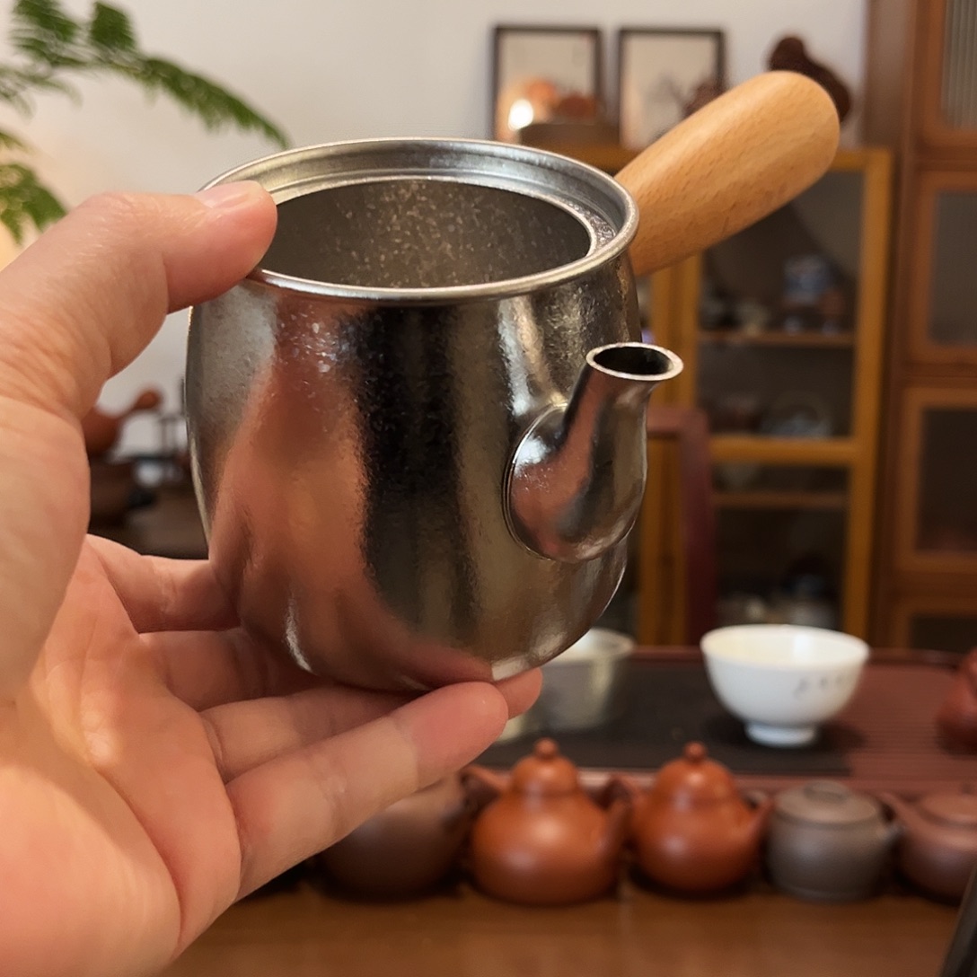 慧***心钛壶煮茶纯钛侧把壶