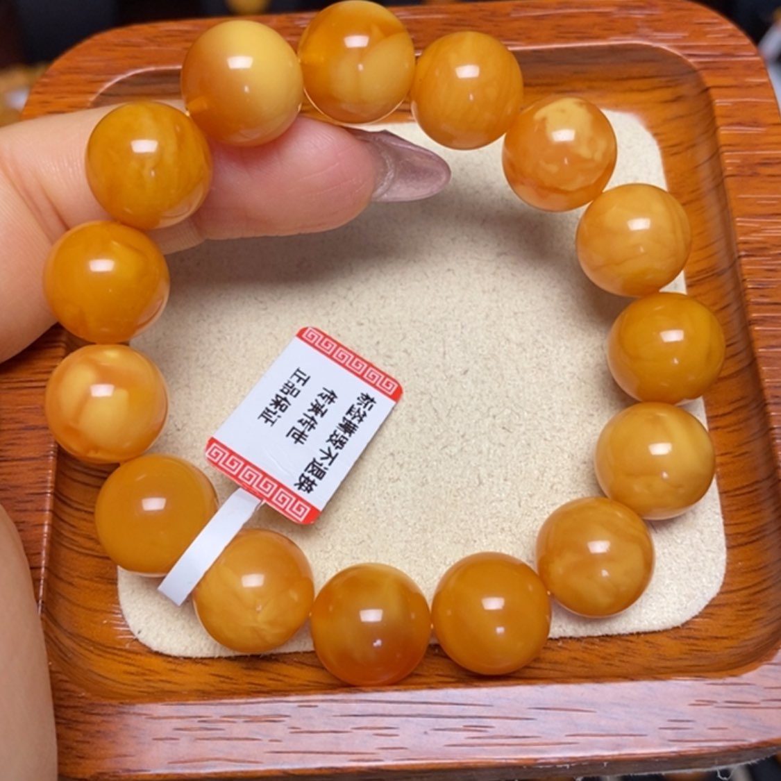 【闪购商品】未镶嵌蜜蜡手链手串