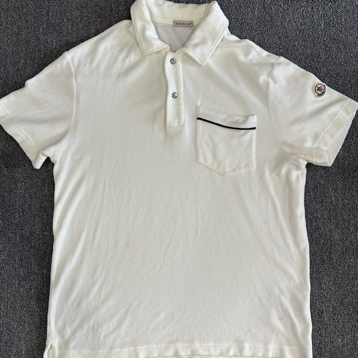 99新 MONCLER 蒙口毛巾短袖 L