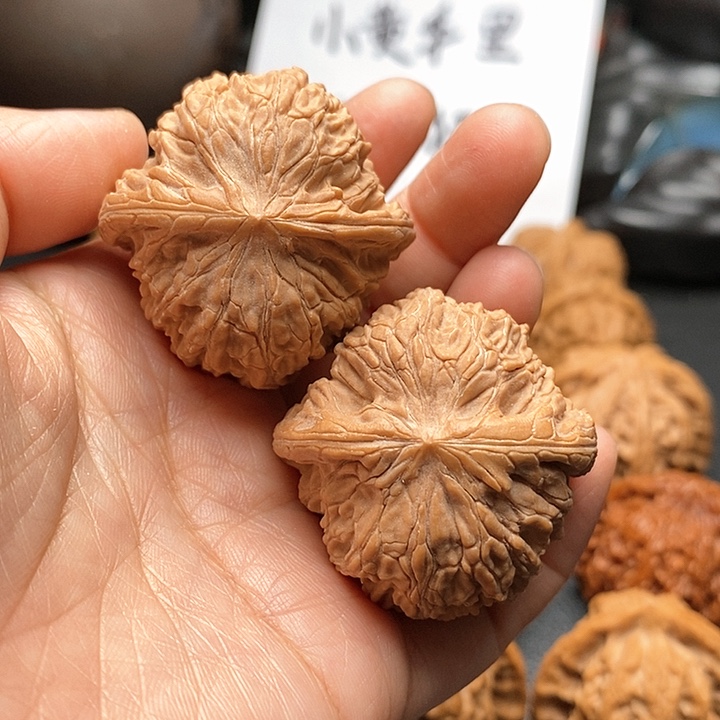 文玩核桃吊坠磨盘迷你38尺