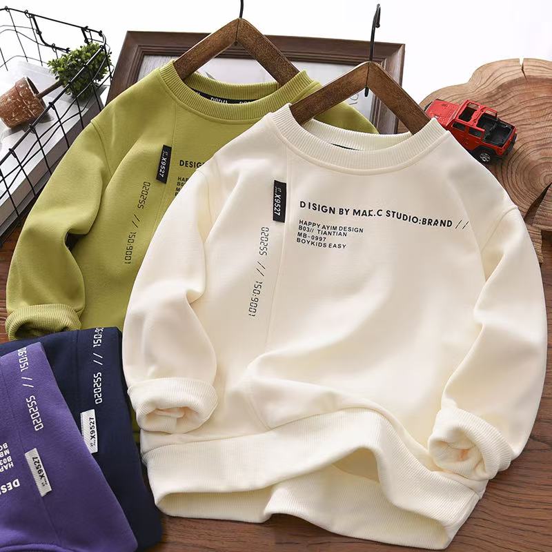 儿童卫衣2025秋季新款男童长袖百搭韩版拼接上衣中大童小孩秋衣