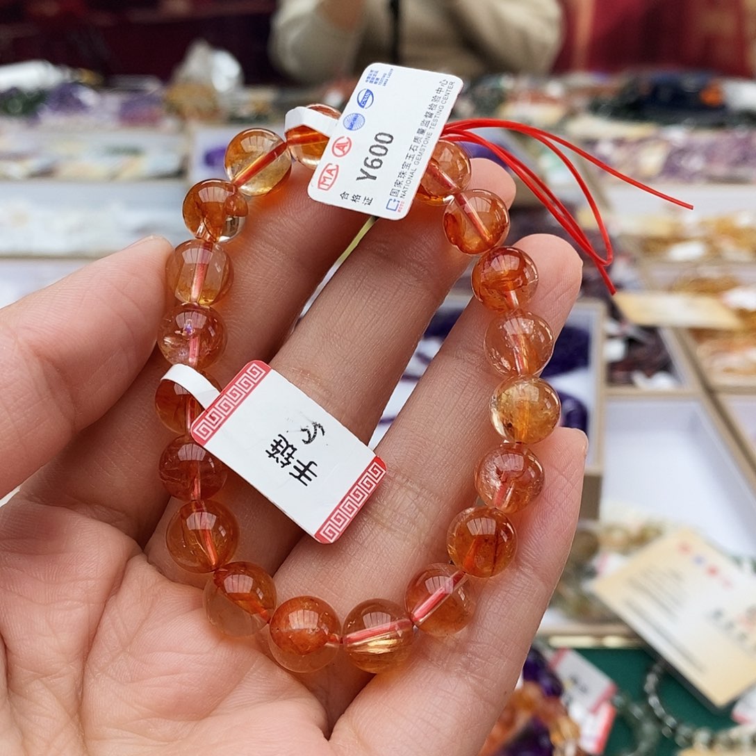 水晶手链未镶嵌Y600胶花