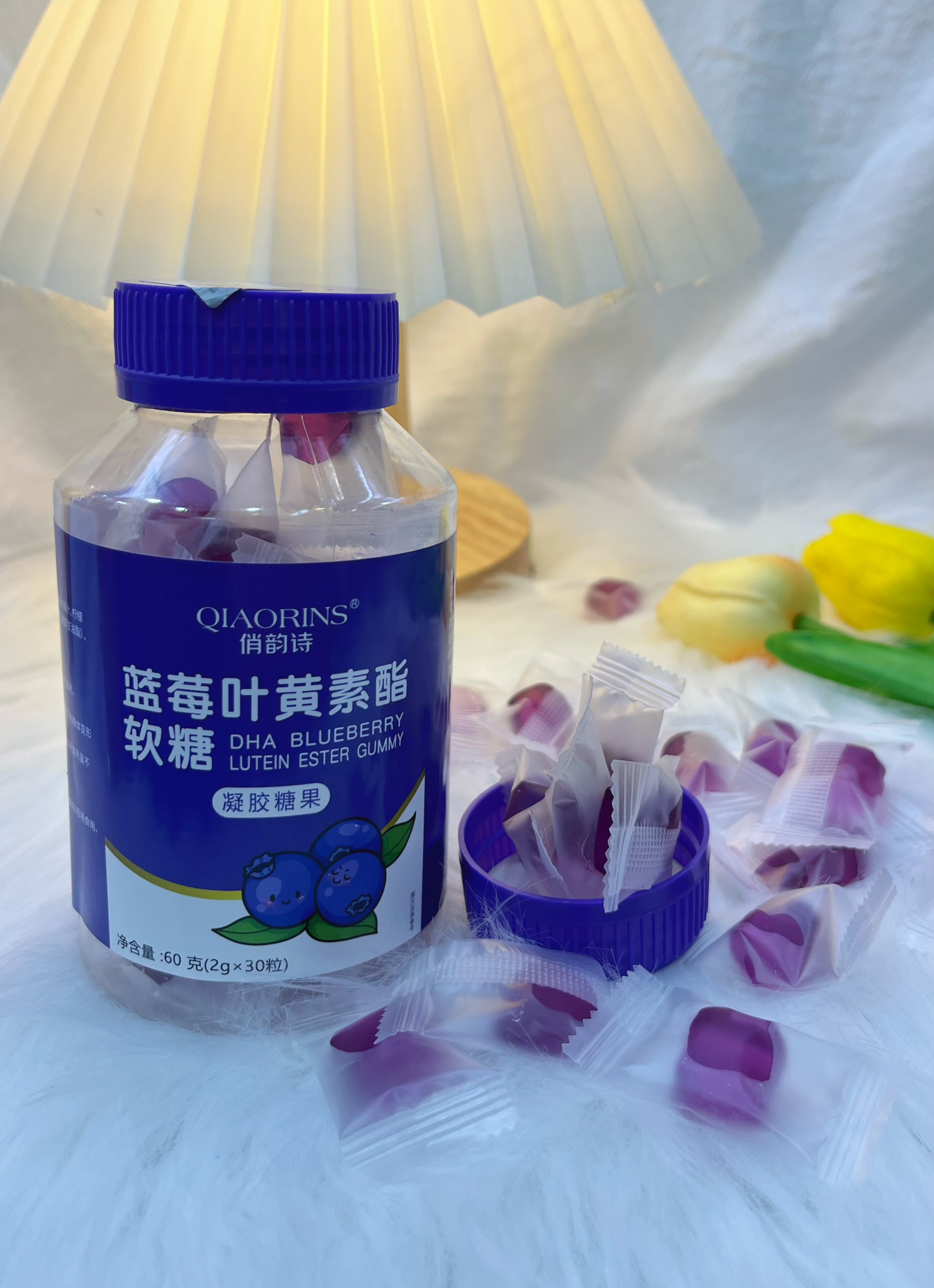 【娇娇推荐】俏韵诗蓝莓叶黄素酯软糖
