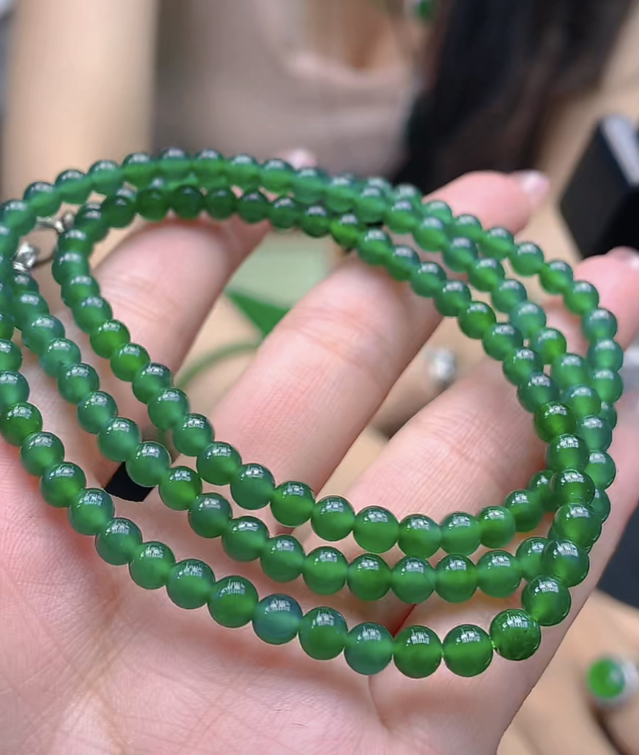 天然A货翡翠项链