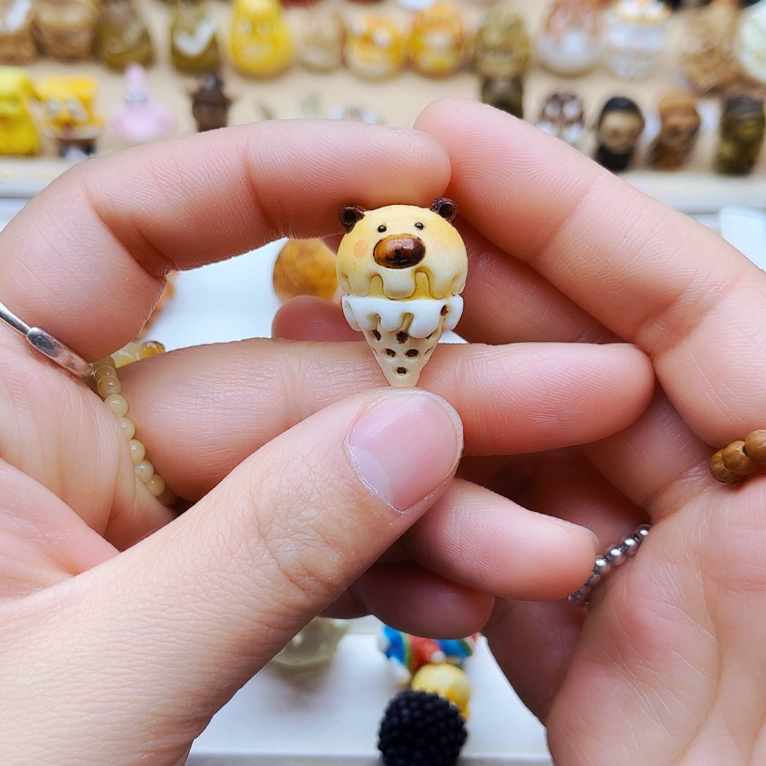 鹿骨手串/手链手工打磨pei s