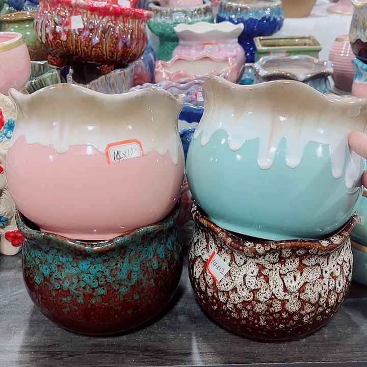 多肉陶瓷花盆满10元包邮