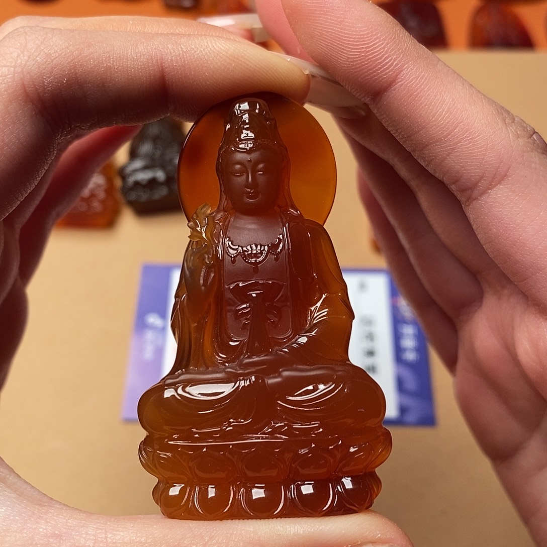 舟***舟玛瑙/玉髓未镶嵌颈饰