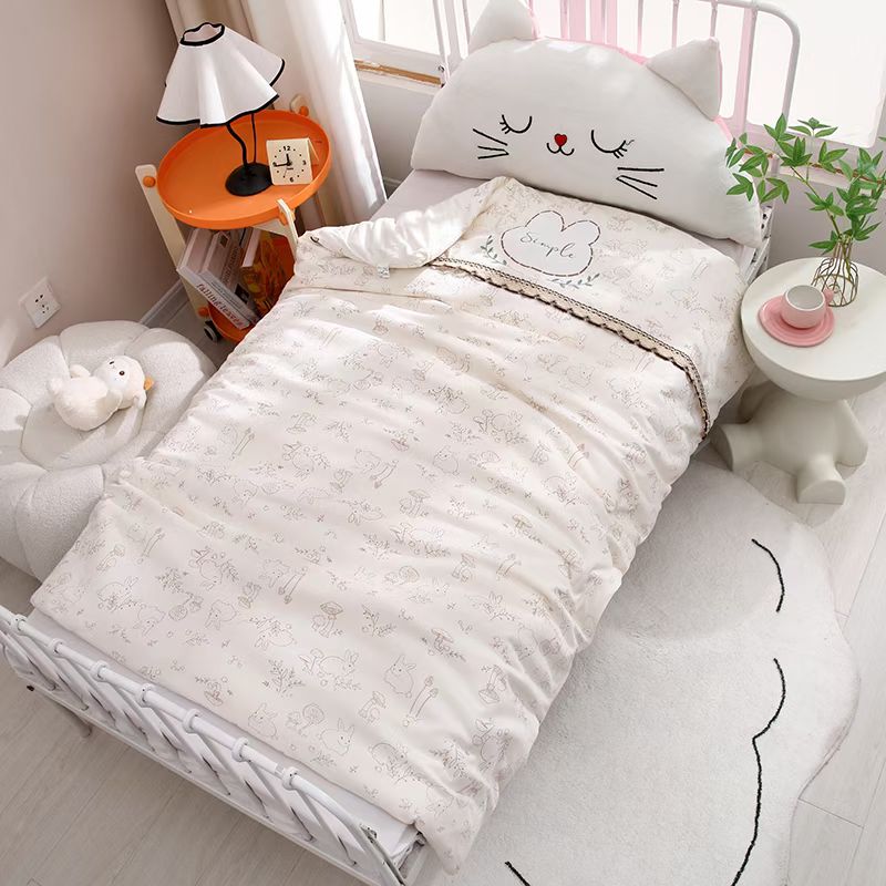  【麦菲熊子母被】麦菲熊低敏有机棉1.2*1.5亲肤子母恒温被可拆
