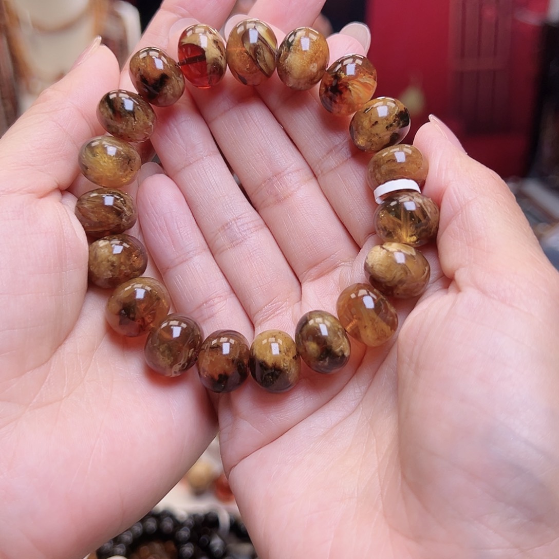 琥珀裸石未镶嵌柒*柒抚顺琥珀14蜜蜡手串