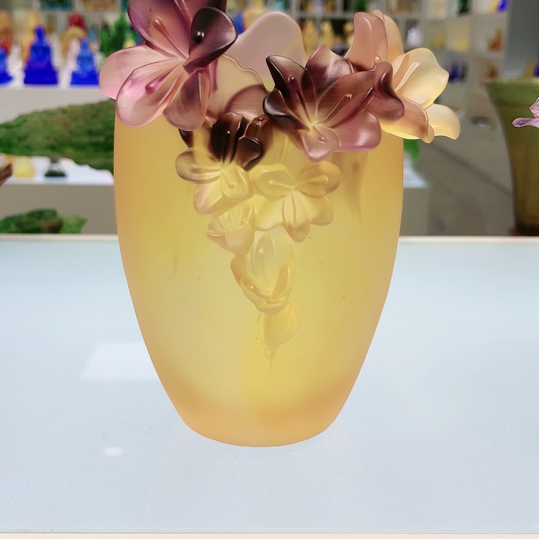 【闪购商品】茶宠&*饶古法琉璃花瓶