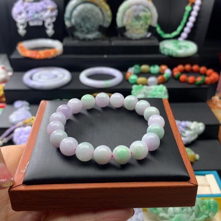 翡翠手链未镶嵌翡翠手串