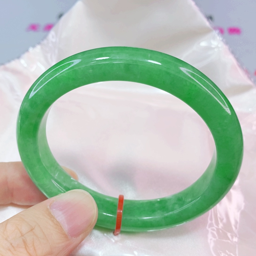 未镶嵌手镯翡翠甜***鱼55.6圈口贵妃