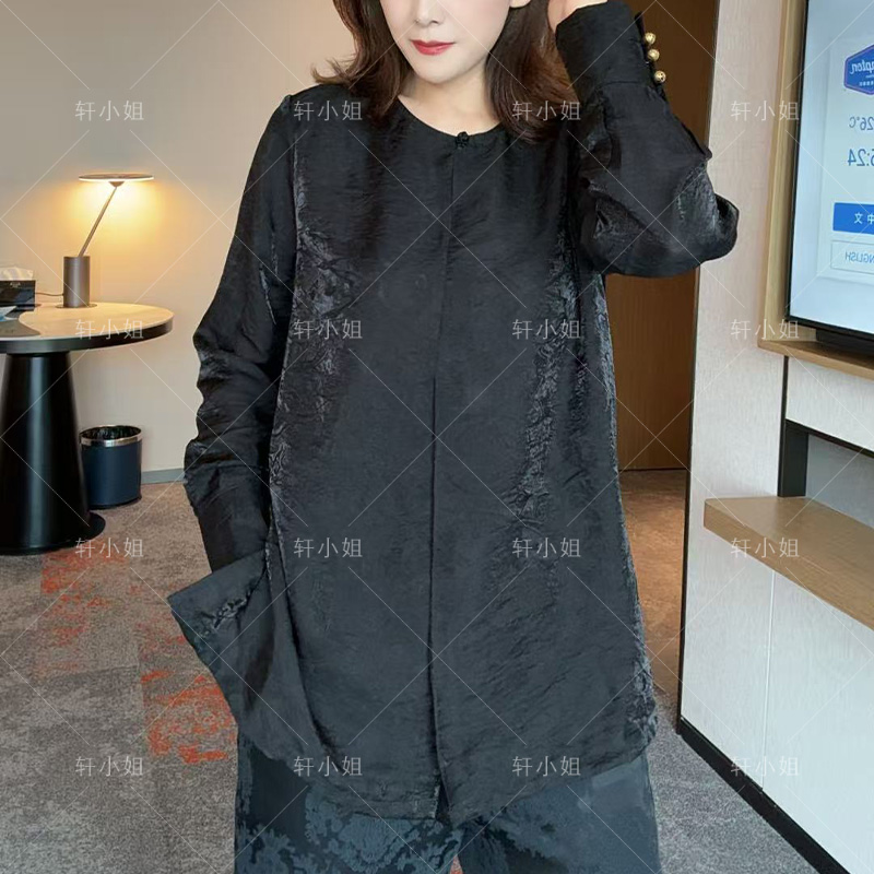 【锦轩阁】新中式国风女装高级感时尚宽松显瘦中式上衣长袖5092-1