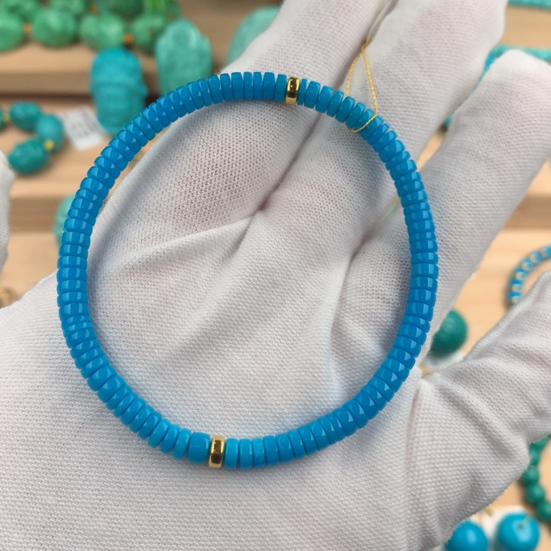 绿松石手串未镶嵌