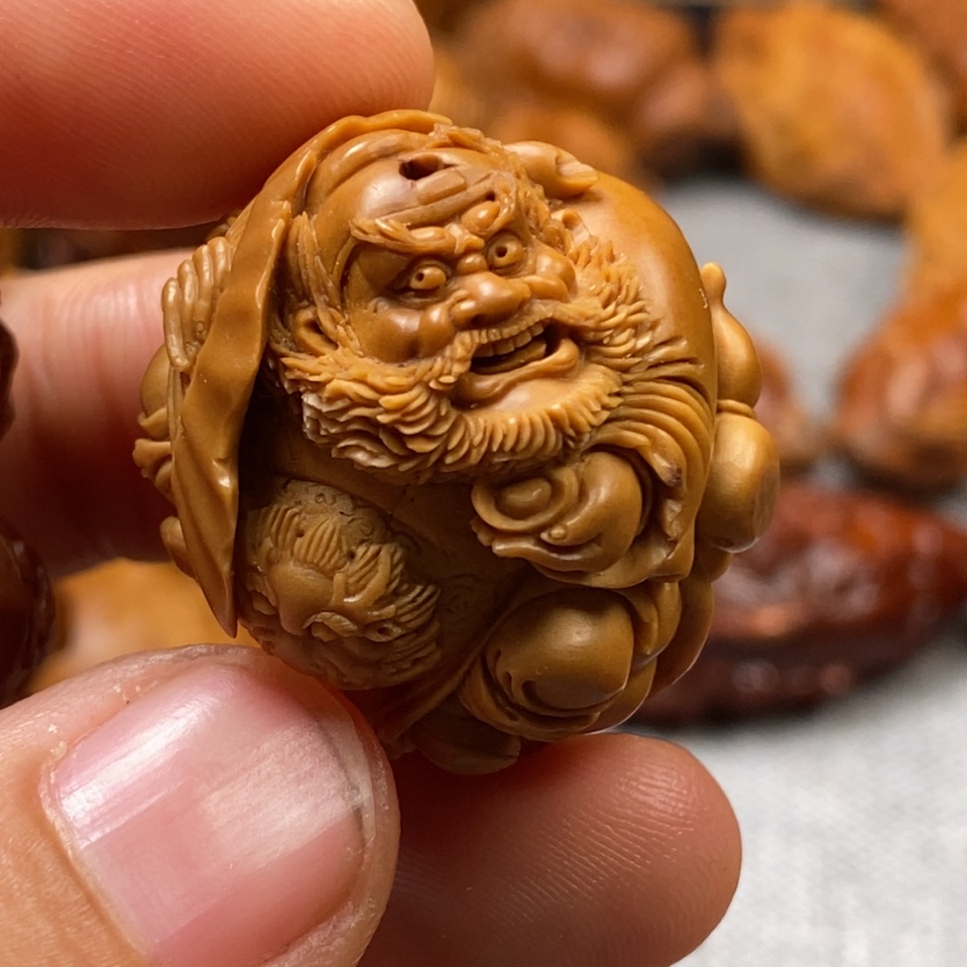 橄榄核手串/手链M*孔核雕单子