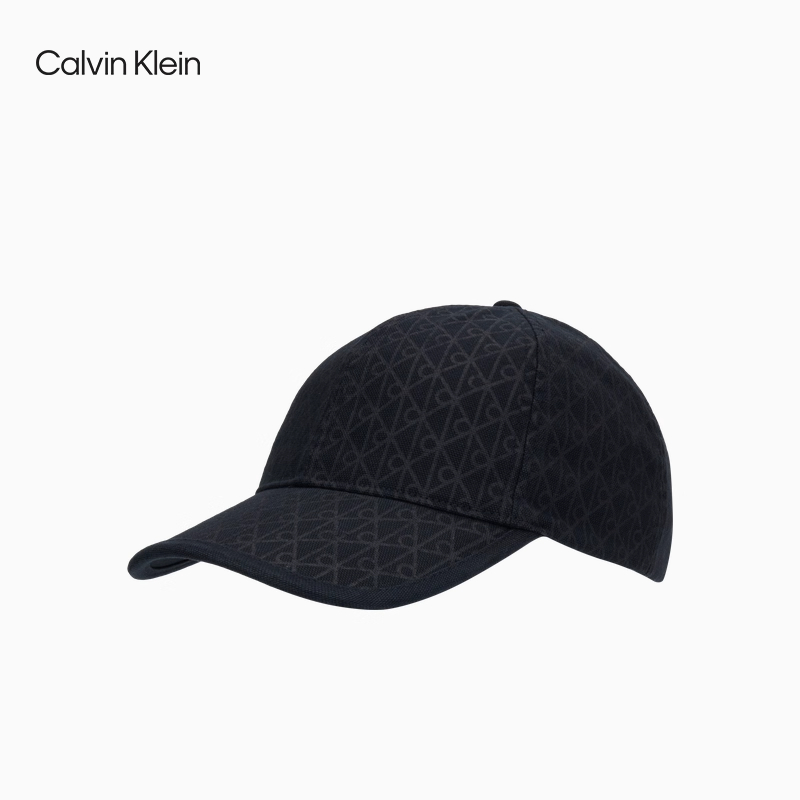 CK Jeans25秋季男女老花字母满印纯棉棒球帽