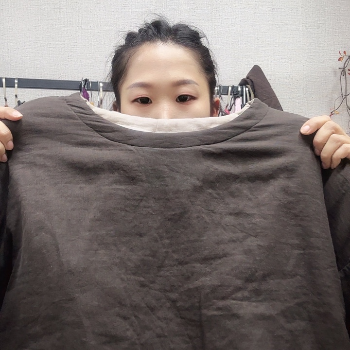 余***伟55970麻拼灰棉服不退换