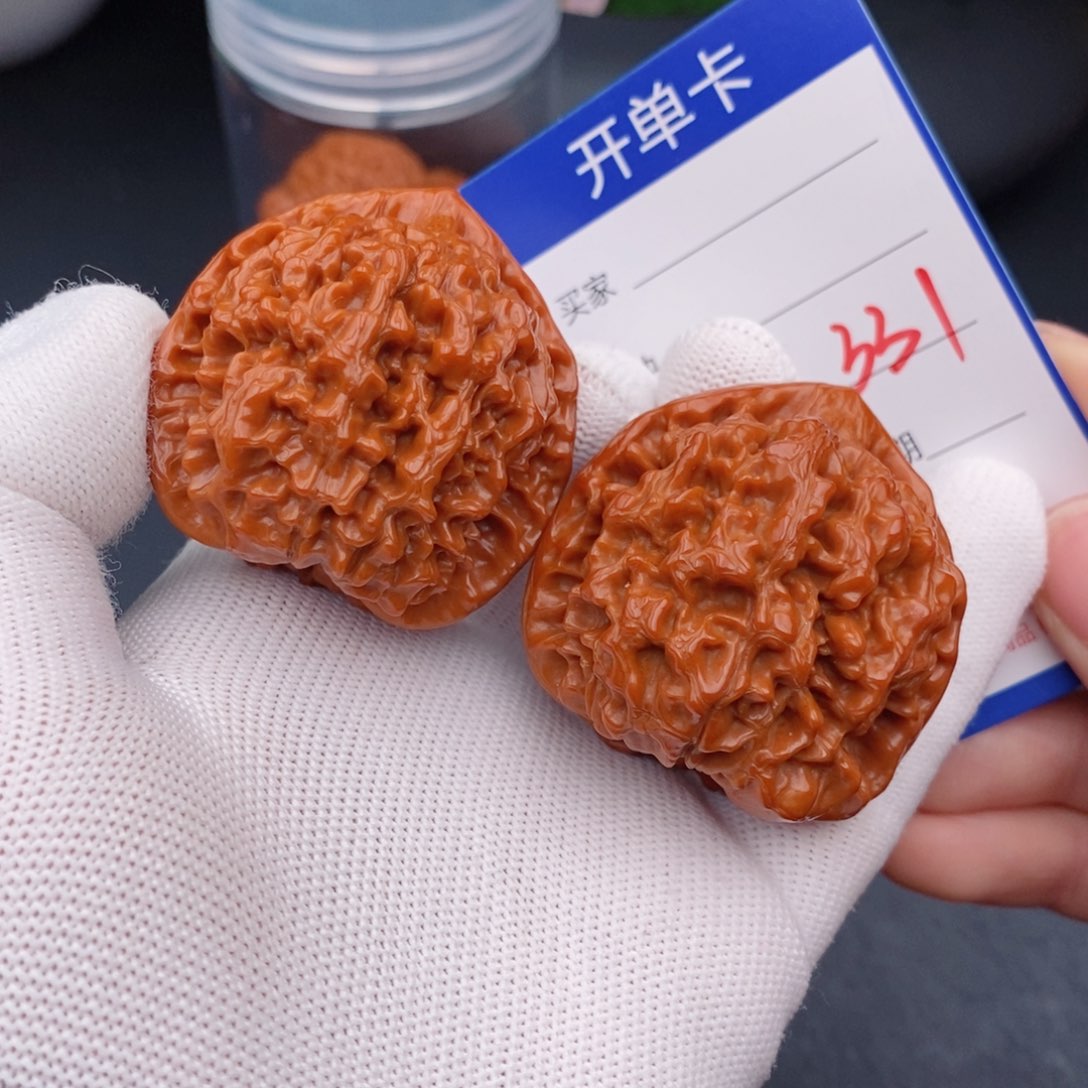 文玩核桃把件44官帽331