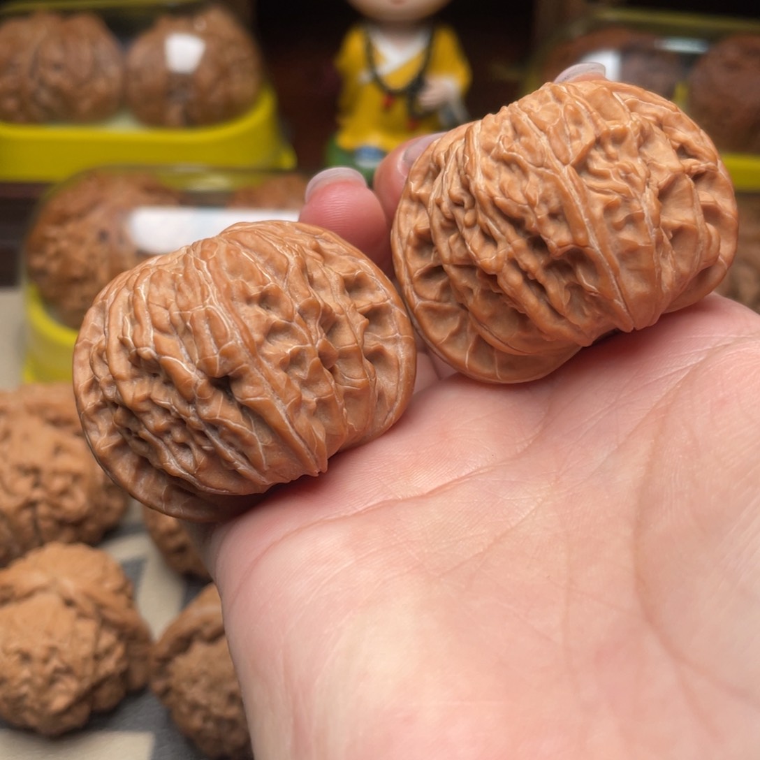 文玩核桃把件磨盘44 S3号