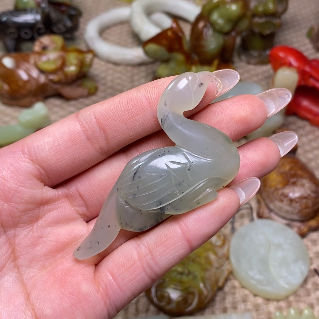 白玉菩提吊坠白玉菩提白玉菩提摆件