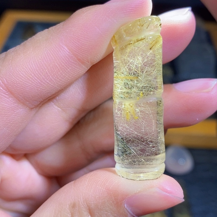 发晶颈饰未镶嵌吊坠