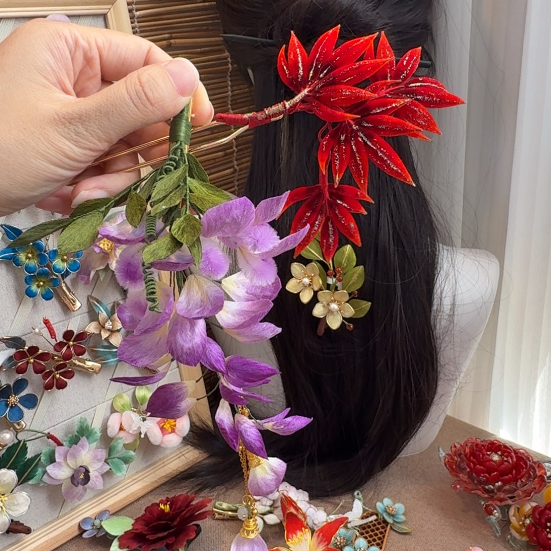 非遗绒花清仓59选一109选二龙虾扣